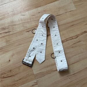 Burberry White Belt Bag